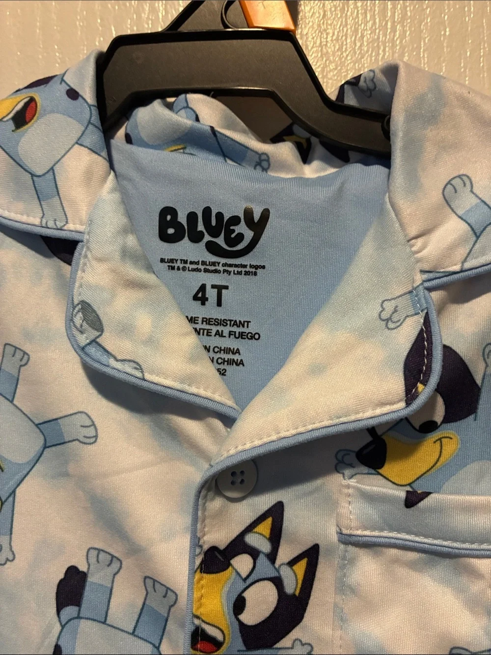 Bluey two piece Kids Pajama Set - 4T